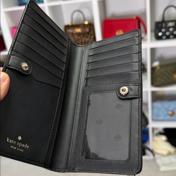 Kate Spade NWOT  Kate Spade Darcy Large Slim Bifold
Wallet Saffiano Leather - Picture 5 of 6